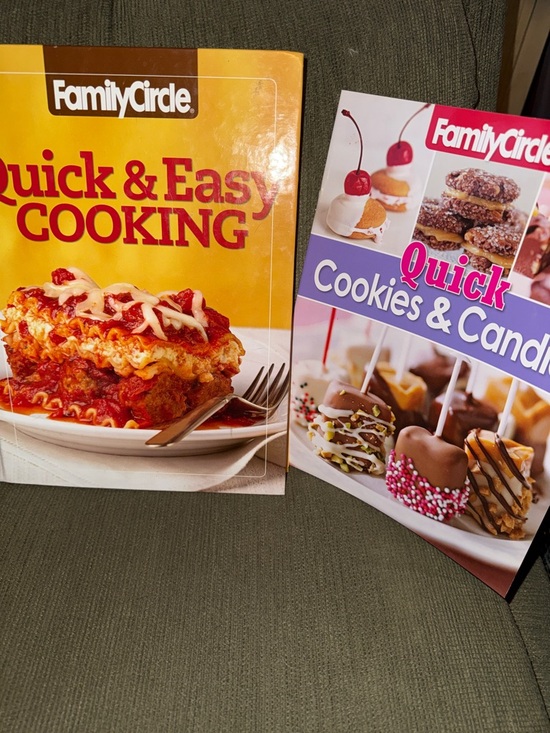 family Circle Other - Quick & Easy Cooking Cookbook — Bonus Cookies & Candies Book included!